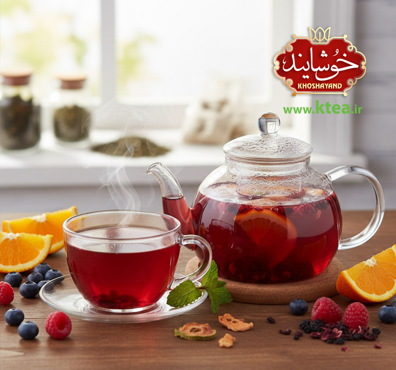 فواید چای میوه‌ای برای تقویت سیستم ایمنی و طراوت پوست